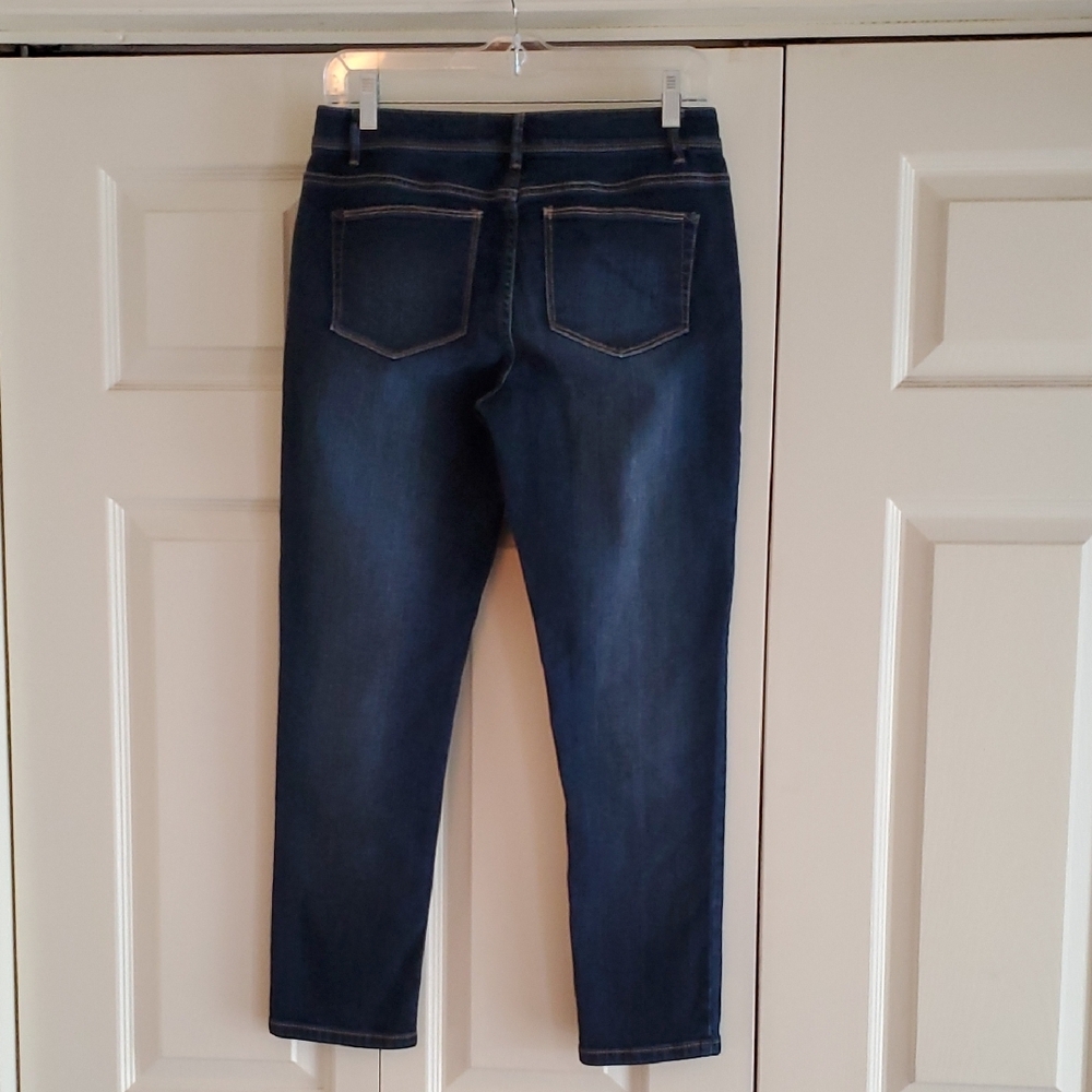J. Jill Blue Skinny Jeans Classic Style - Picture 3 of 4